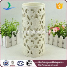 Weißer dekorativer Blumenvase YSv0012-03